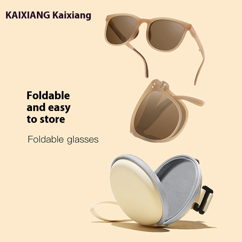 Neue Klappbare Damen Sonnenbrille Polarisiert Statement