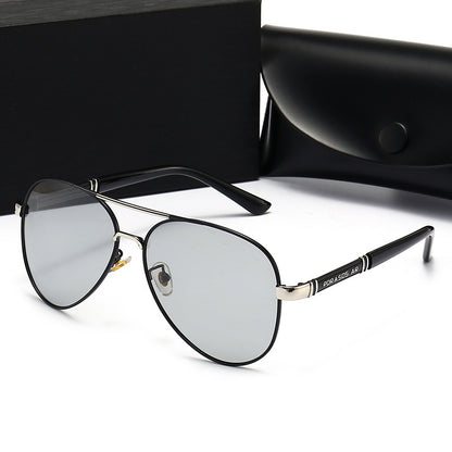 Herren Sonnenbrille Farbwechsel Polarisiert Statement