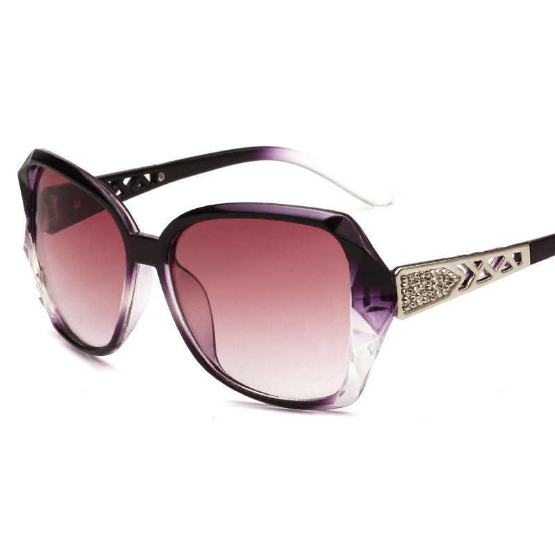 Damen Oversize Sonnenbrille Retro Statement
