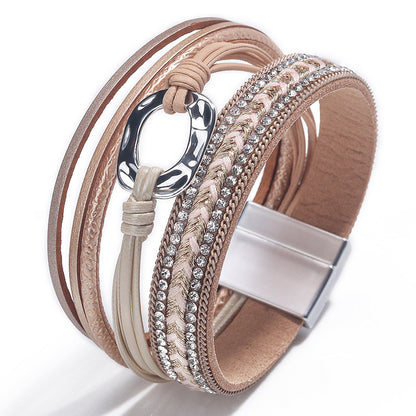 Mehrlagiges Magnetarmband