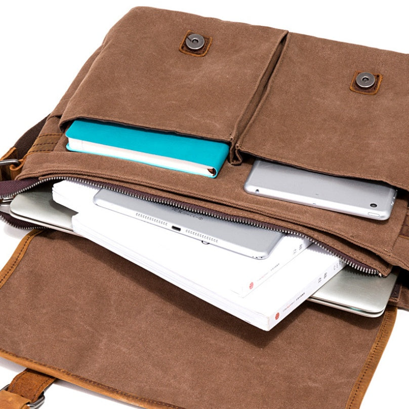 Briefcase made of horse leather