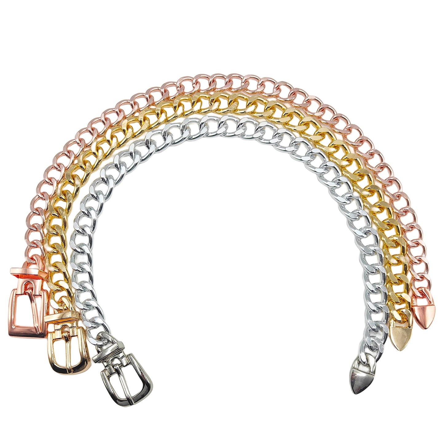 Retro-Halskette mit Gürtelschnallen-Anhänger, auffälliges Design