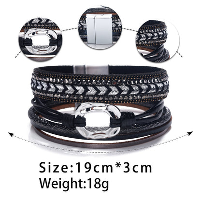 Mehrlagiges Magnetarmband