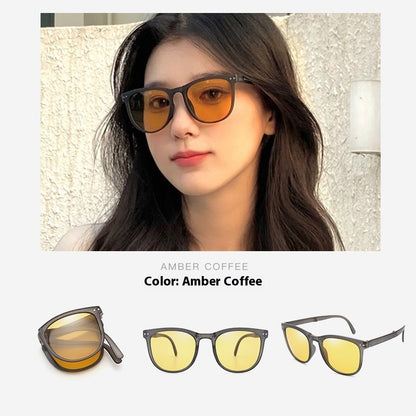 Neue Klappbare Damen Sonnenbrille Polarisiert Statement