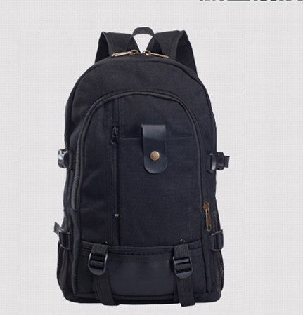 Large men's canvas backpack for work, sports, travel and hiking