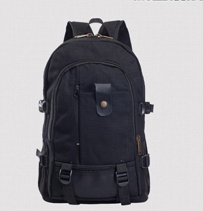 Large men's canvas backpack for work, sports, travel and hiking