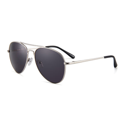 Neue Herren Sonnenbrille Metall Retro Pilot Statement
