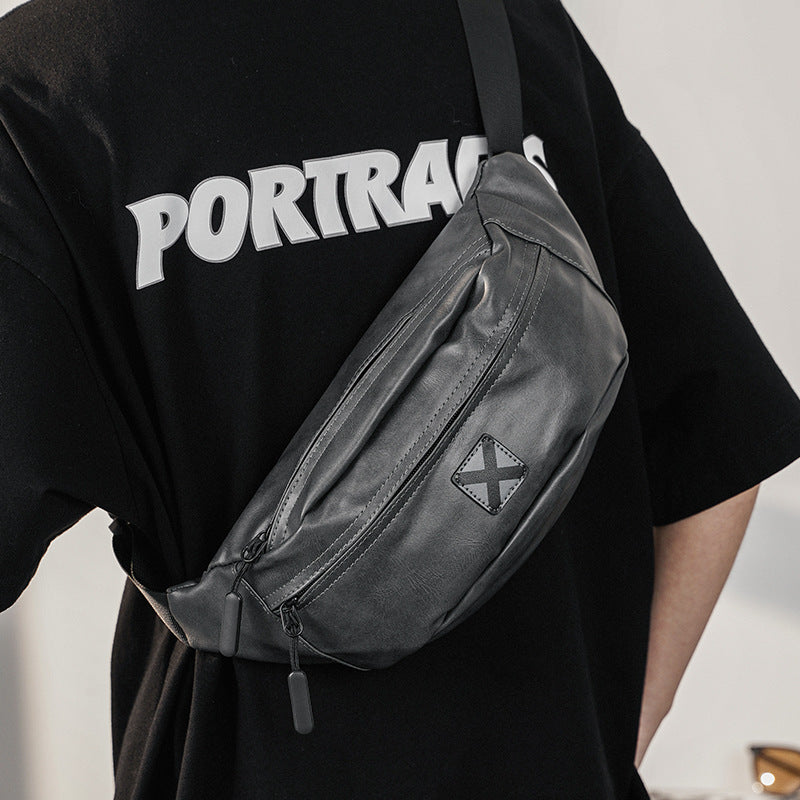 Modische koreanische Herren-Schultertasche