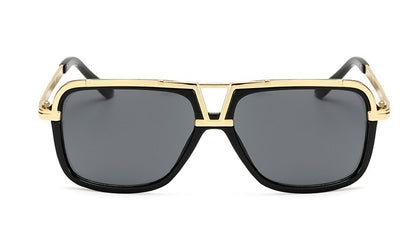Herren Retro Sonnenbrille Oversize Frosch Statement