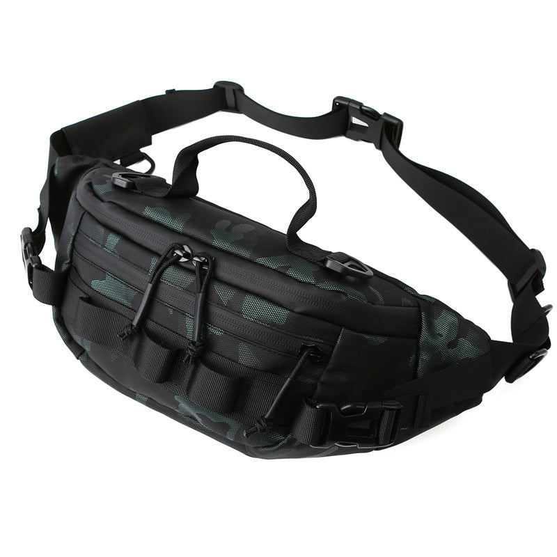 High-quality waterproof belt bag in camouflage design, multifunctional