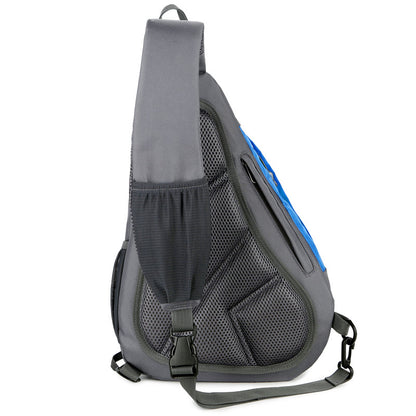 Lässige, wasserdichte Herren-Sport-Brusttasche aus Nylon, Crossbody-Tasche für Outdoor-Aktivitäten