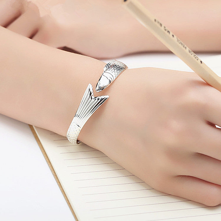 Modisches offenes Damenarmband „JINLONGYU“ mit Glückssymbol