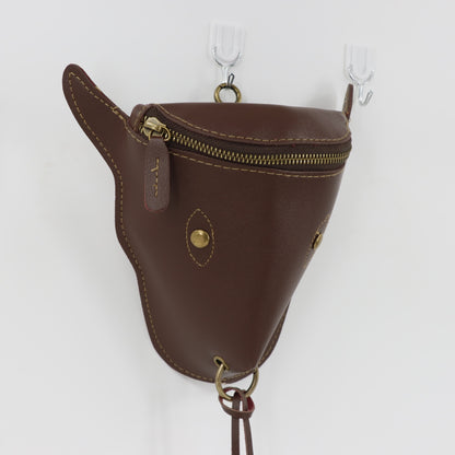 Herren-Gürteltasche mit Ochsenkopf-Design