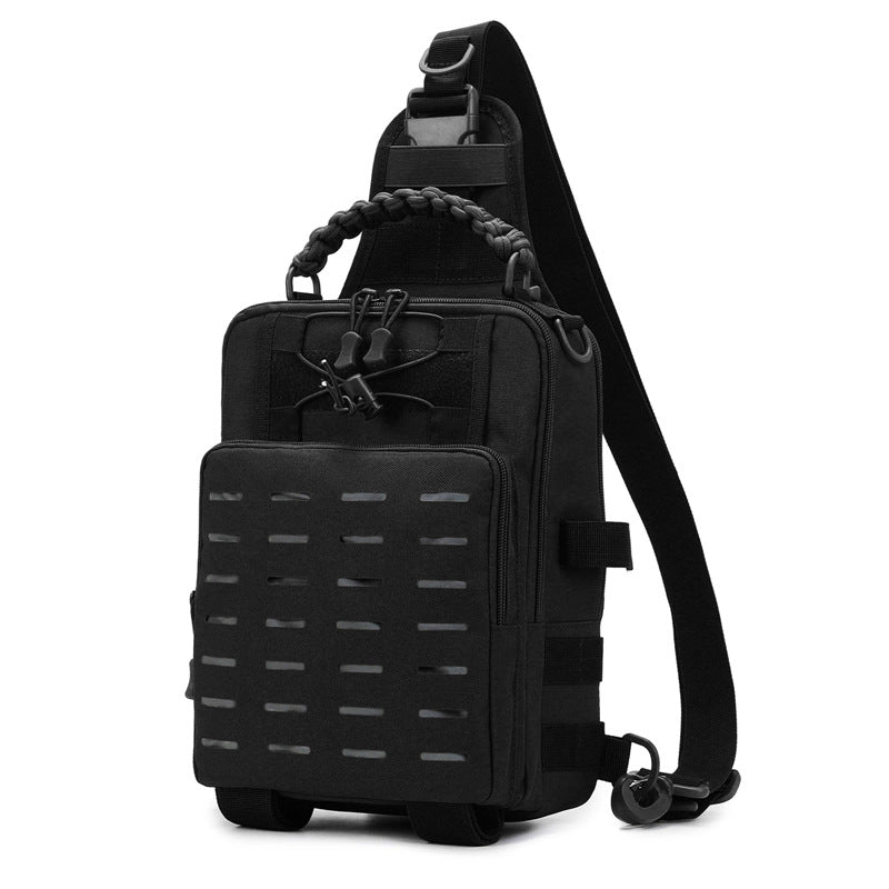 Crossbody-Gürteltasche und Rucksack für Angelruten, spezieller Ausrüstungsrucksack mit großem Stauraum