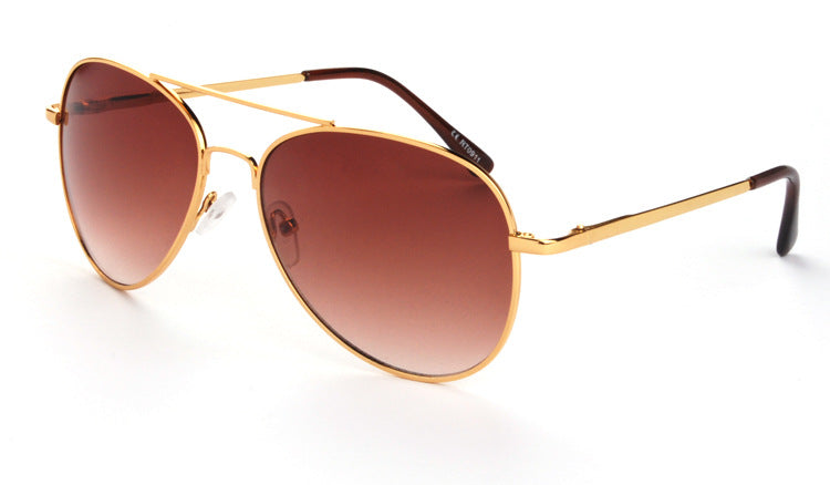 Neue Herren Sonnenbrille Metall Retro Pilot Statement