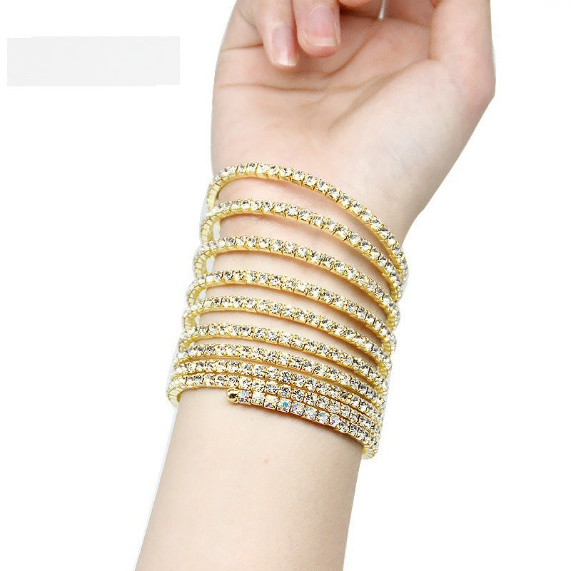 Strass Armband Damen AB Color Statement Schmuck