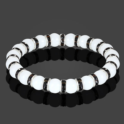 Beliebtes Yoga Perlenarmband Naturstein Statement