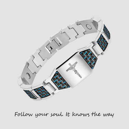 Armband aus Titanstahl, Kupferarmband mit Magnetfunktion