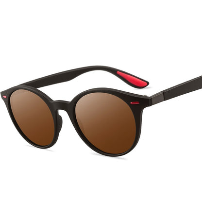 P26 Herren Runde Sonnenbrille Polarisiert Driving Statement