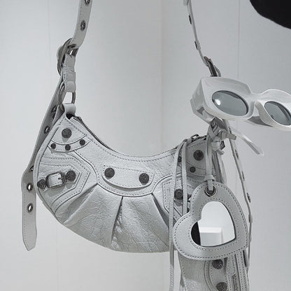 Personalized crescent-shaped bag, 3-in-1 mom bag