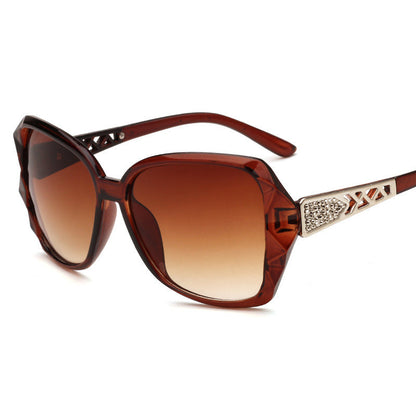Damen Oversize Sonnenbrille Retro Statement