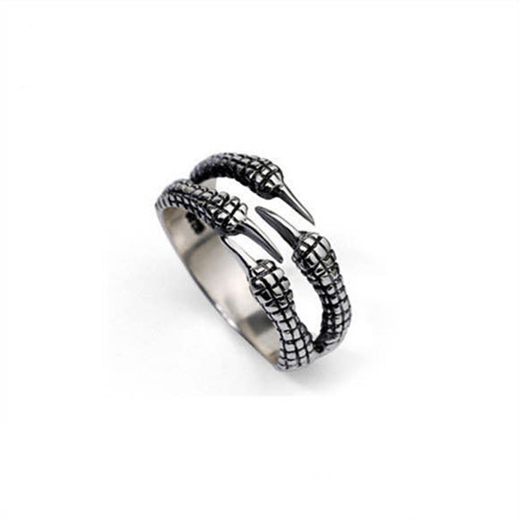 Verstellbarer Pfotenring für den Zeigefinger, Drachenring, modischer Schmuck