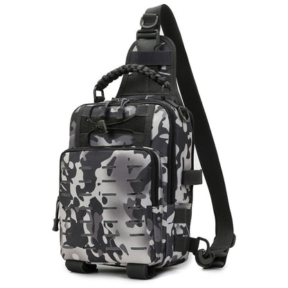 Crossbody-Gürteltasche und Rucksack für Angelruten, spezieller Ausrüstungsrucksack mit großem Stauraum