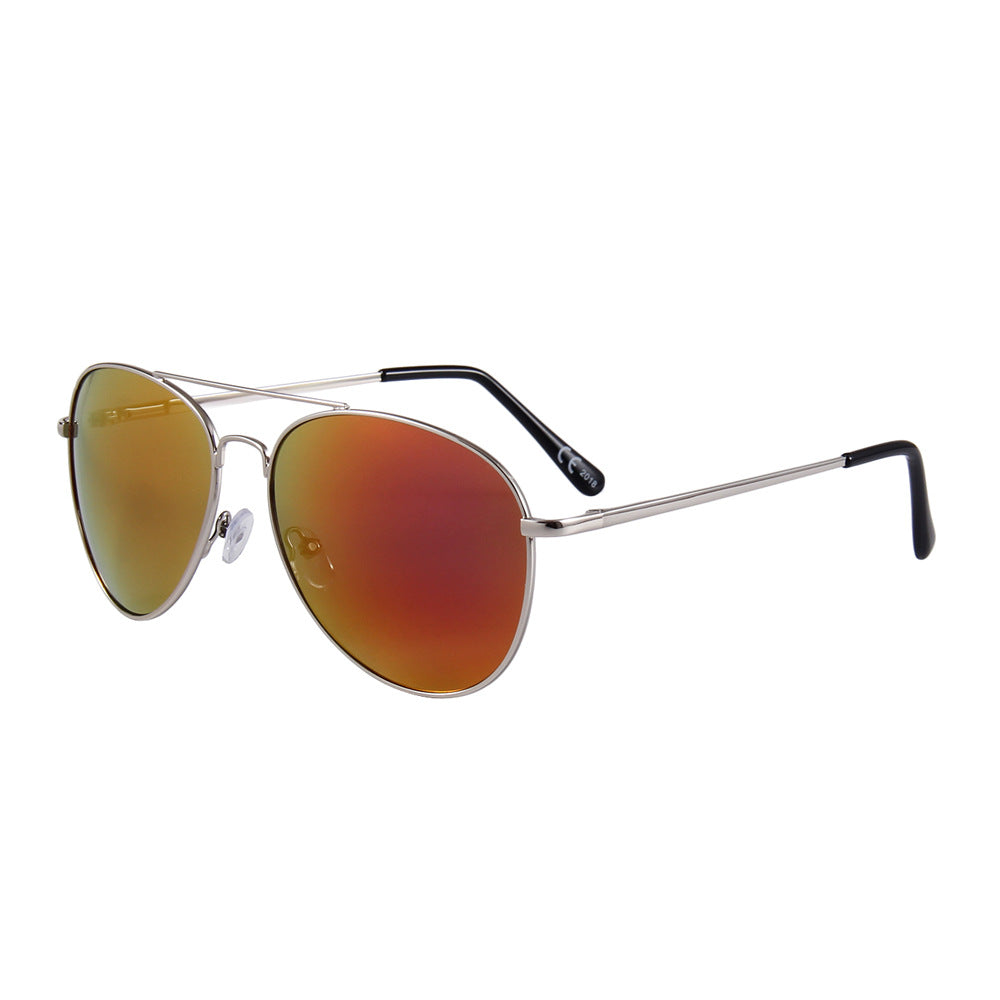 Neue Herren Sonnenbrille Metall Retro Pilot Statement