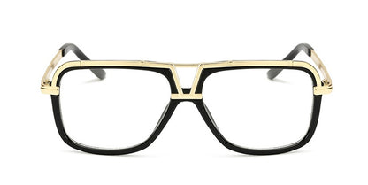 Herren Retro Sonnenbrille Oversize Frosch Statement