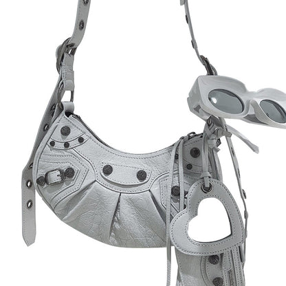 Personalized crescent-shaped bag, 3-in-1 mom bag